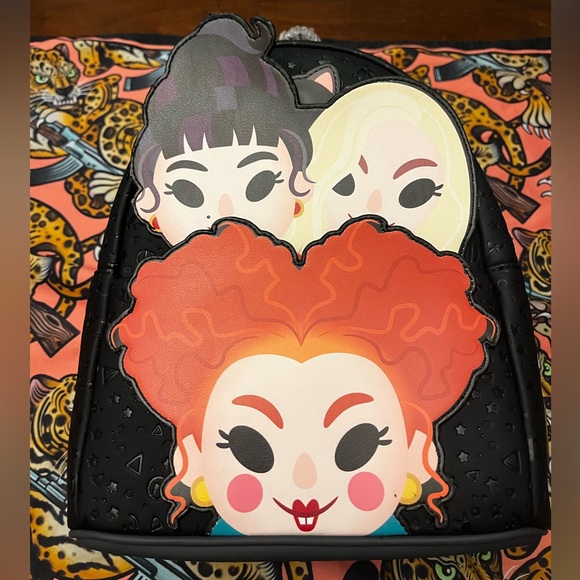 Loungefly | Bags | Loungefly Hocus Pocus Backpack Sanderson Sisters ...